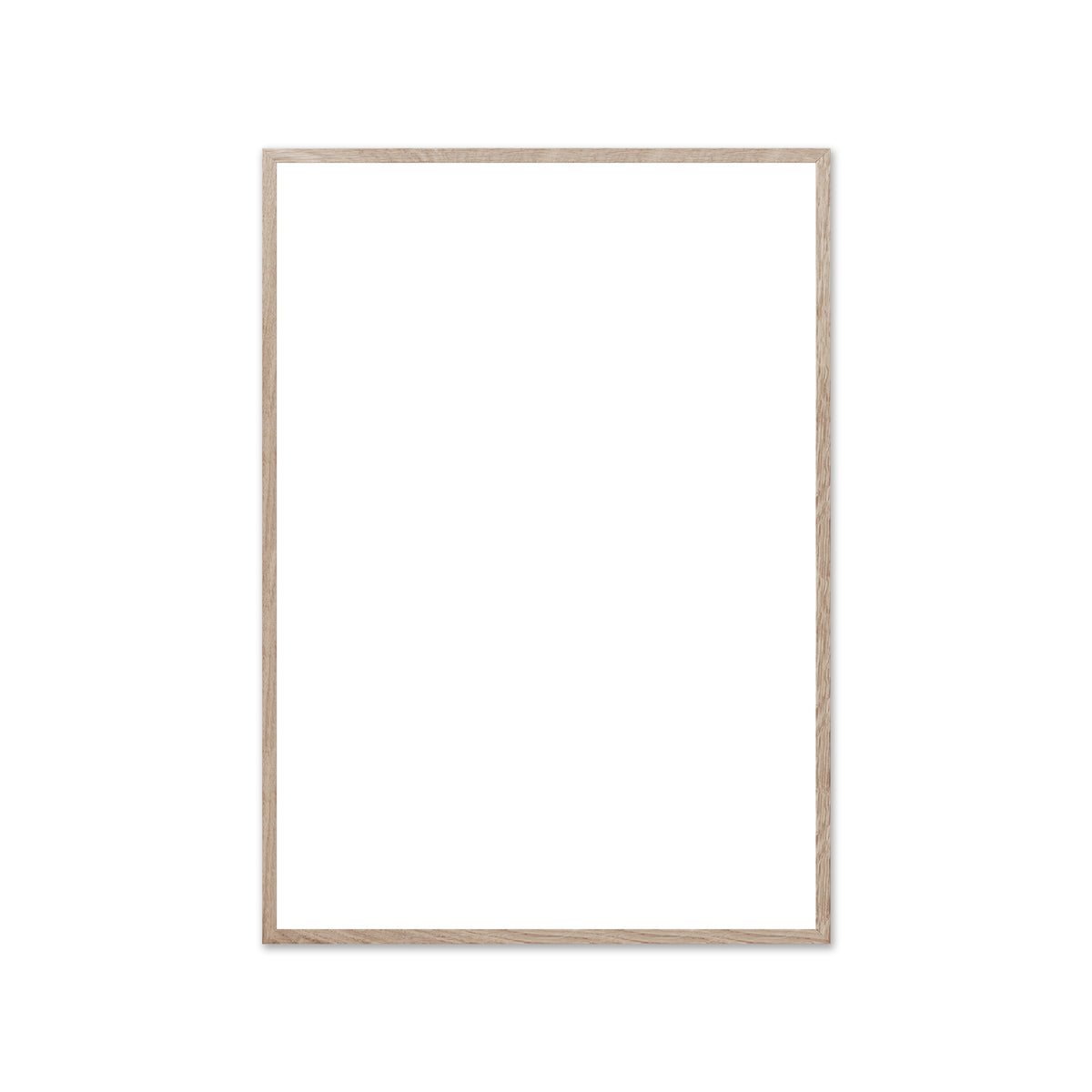 The Poster Club - Bilderrahmen Eiche natur | Echtglas / 50 x 70 cm
