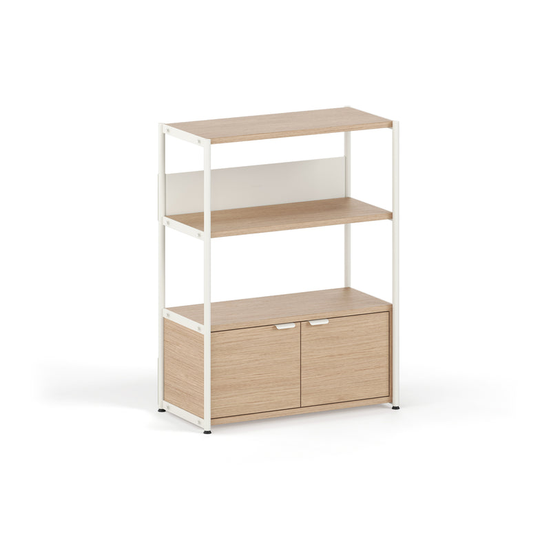 TipToe - Unit Regalsystem | inkl. 1 Türe / H 110 x 84 cm / cream white