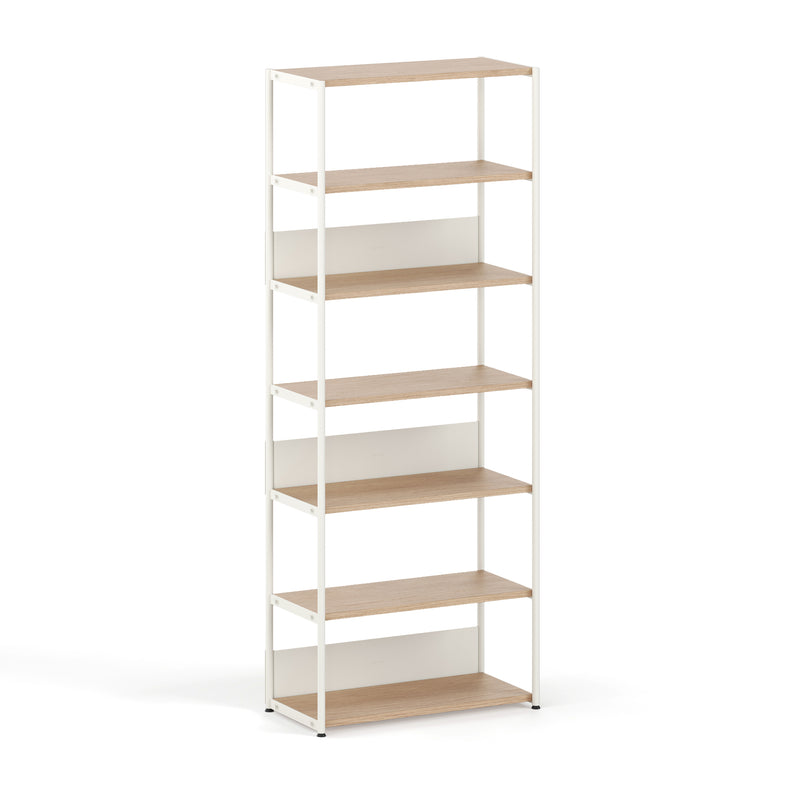TipToe - Unit Regalsystem | ohne Türen/-Schubladen / H 215 x 84 cm / cream white
