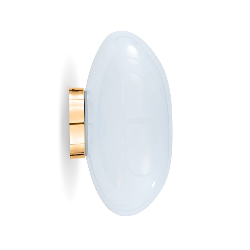 Tom Dixon - Melt LED Wandleuchte / Deckenleuchte | Medium / opal/gold