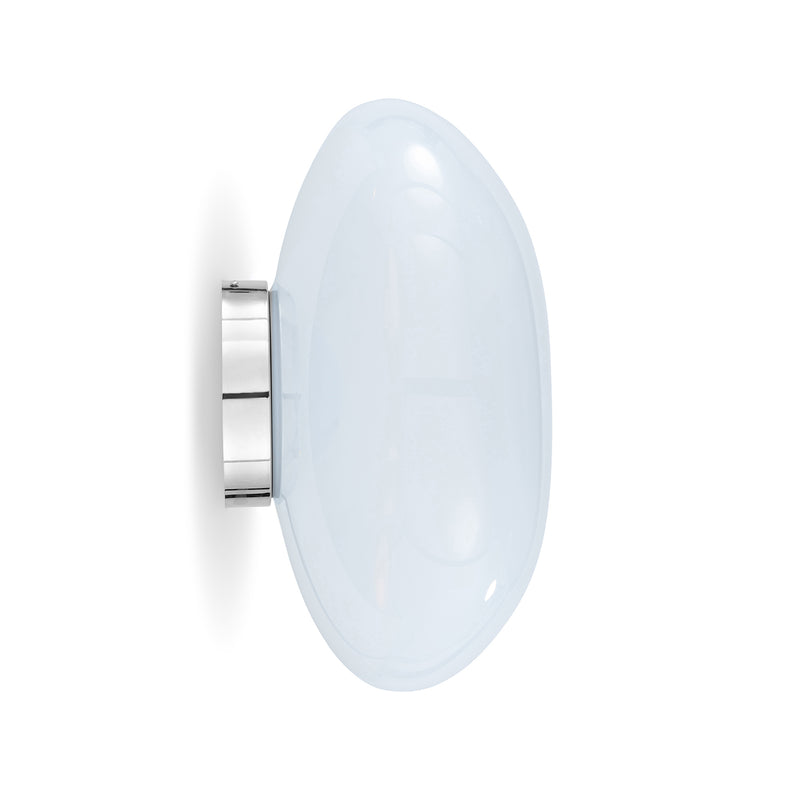 Tom Dixon - Melt LED Wandleuchte / Deckenleuchte | Medium / opal/silber