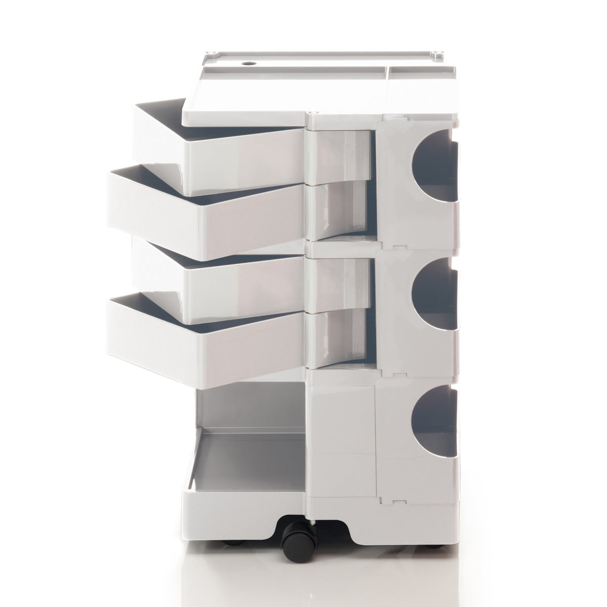B-Line - Boby Rollcontainer, medium | 3/4 / weiß