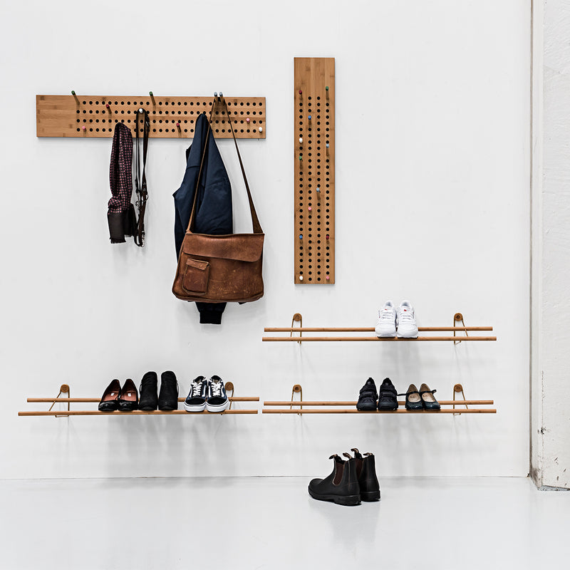 We Do Wood - Scoreboard Garderobe | vertikal / large / Eiche natur