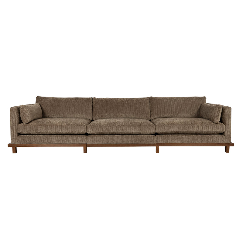 Zuiver - Blossom Sofa | 4,5-Sitzer / moss / Eiche dunkel
