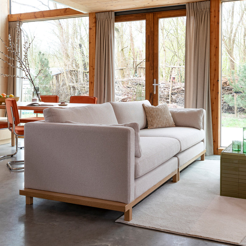 Zuiver - Blossom Sofa | 3-Sitzer / sand / Eiche