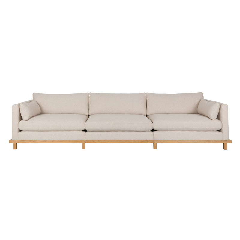 Zuiver - Blossom Sofa | 4,5-Sitzer / sand / Eiche