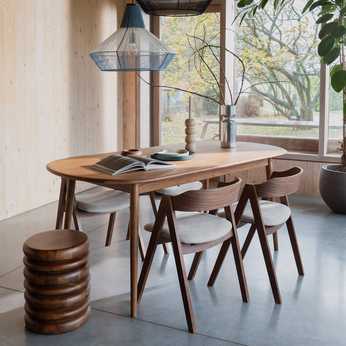 Zuiver - Twist Esstisch | 185 / 240 x 90 cm / walnuss