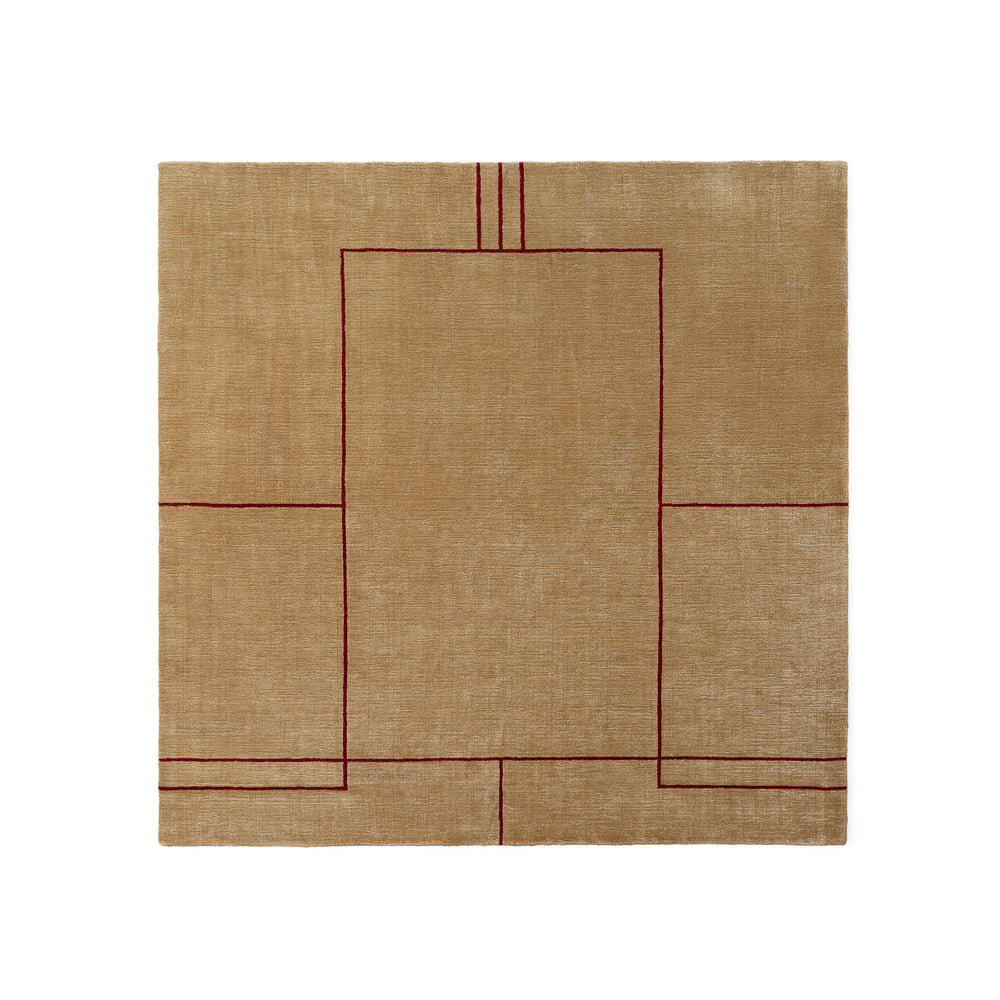 &amp;Tradition - Cruise Teppich | 240 x 240 cm / Bombay golden brown