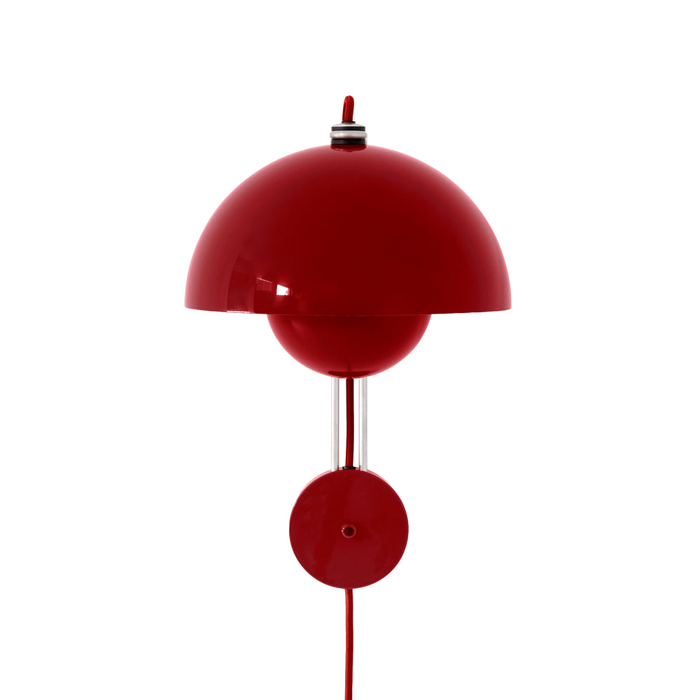 &amp;Tradition - Flowerpot Wandleuchte VP8 | zinnoberrot