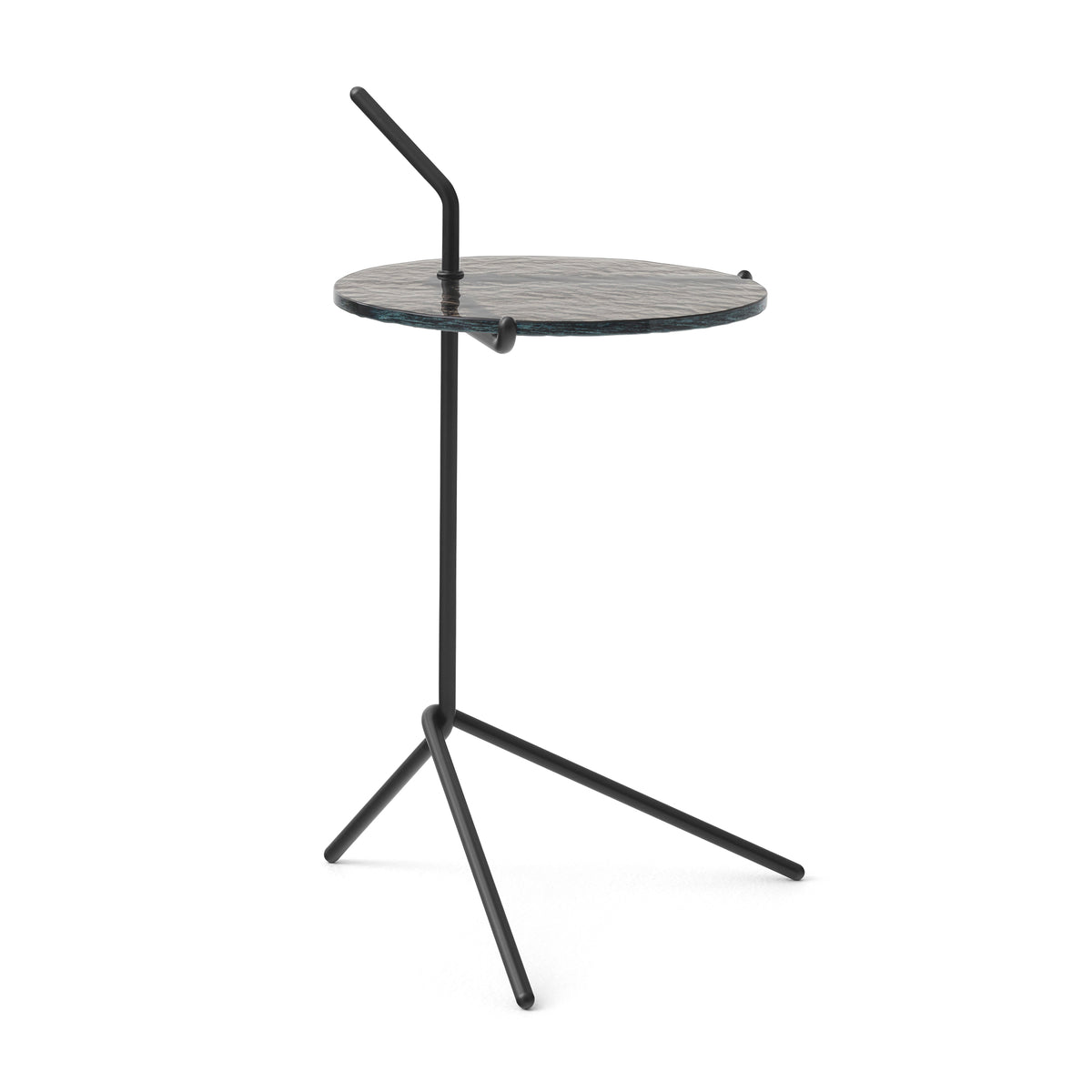 &amp;Tradition - Halten Side Table SH9 | Rauchglas / schwarz