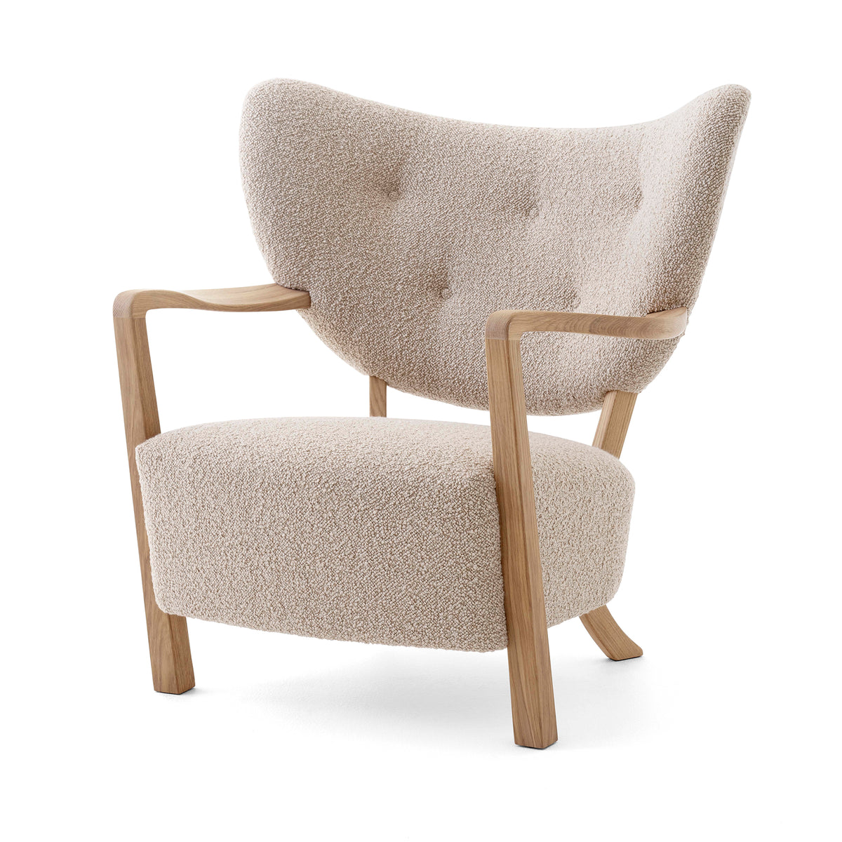 &amp;Tradition - Wulff ATD2 Lounge Chair | karakorum 003 / Eiche geölt