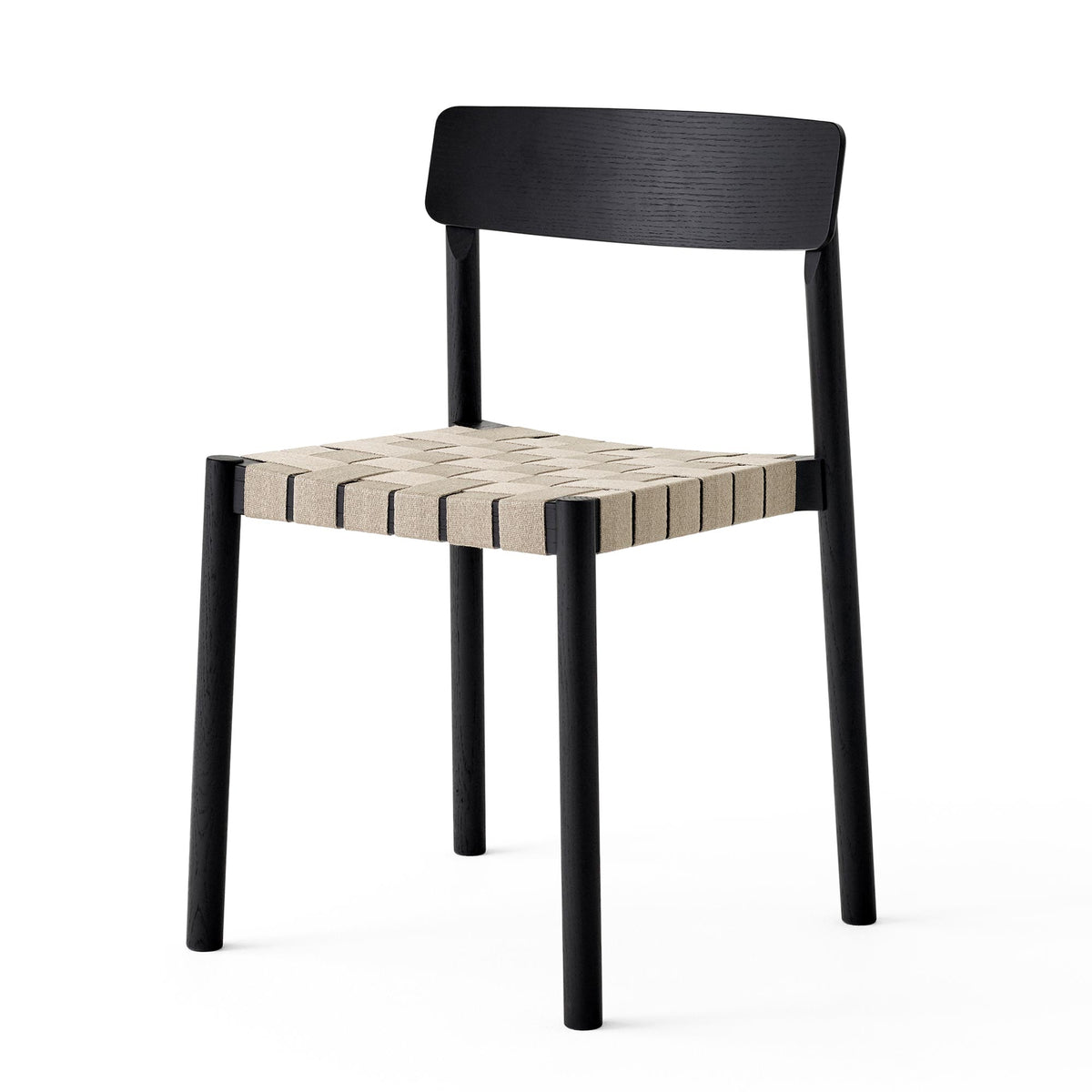 &amp;Tradition - Betty TK1 Stuhl | schwarz/natur