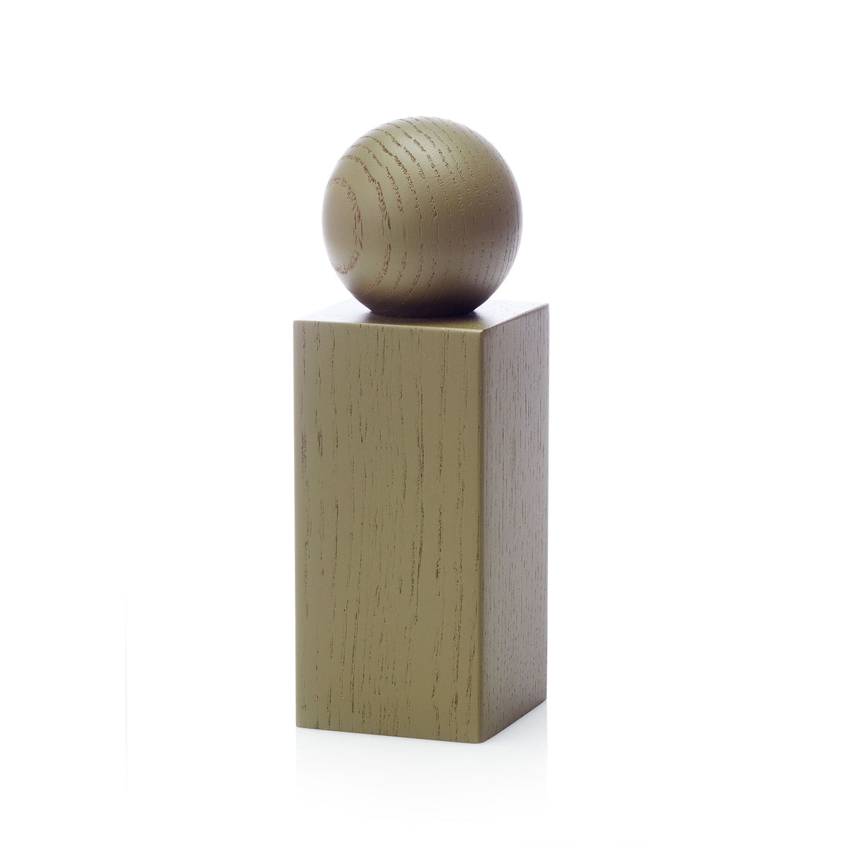 applicata - Twist Gewürzmühle | Eiche olivgrün gebeizt