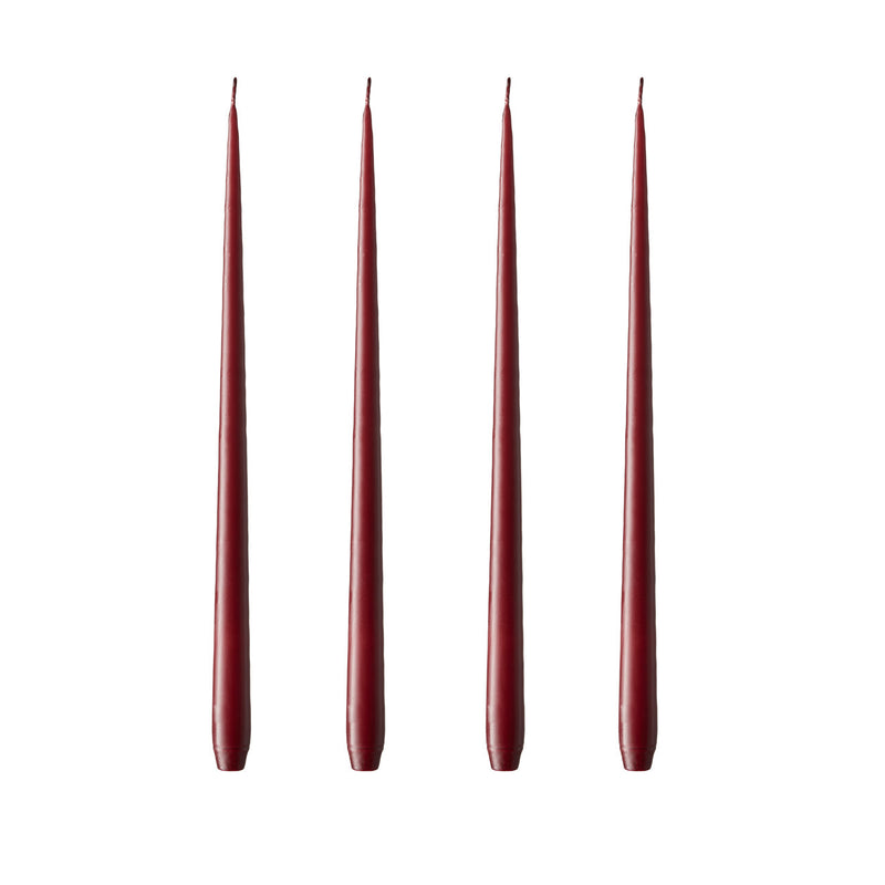ester &amp; erik - Spitzkerze | No. 44/2, deep wine / matt