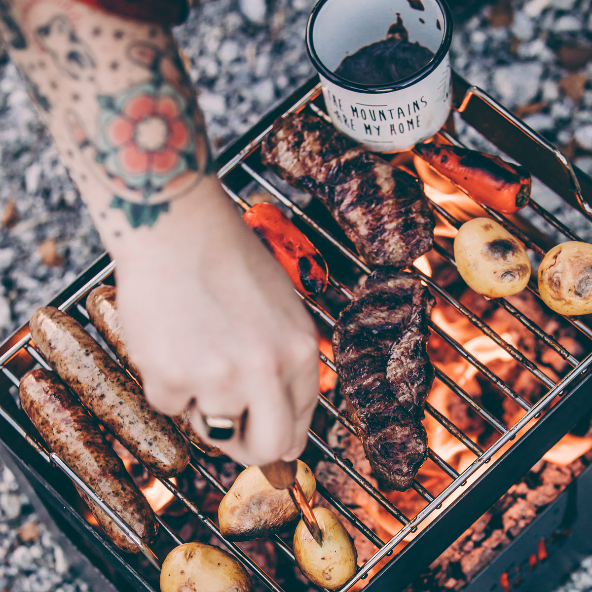 höfats - Grillrost für Beer Box Feuerkorb | 