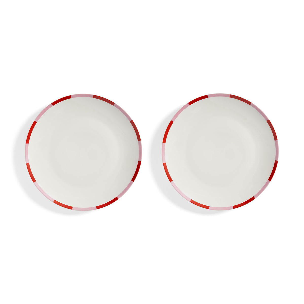 &amp;klevering - Bliss Teller | Ø 27 cm / rosa/rot