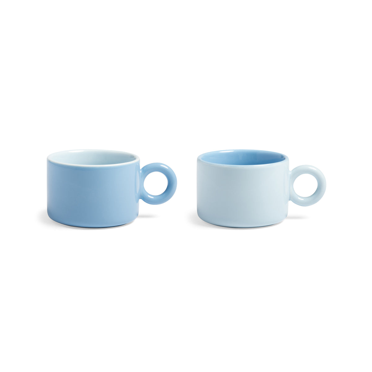 &amp;klevering - Chiquito Tasse (2er-Set) | hellblau