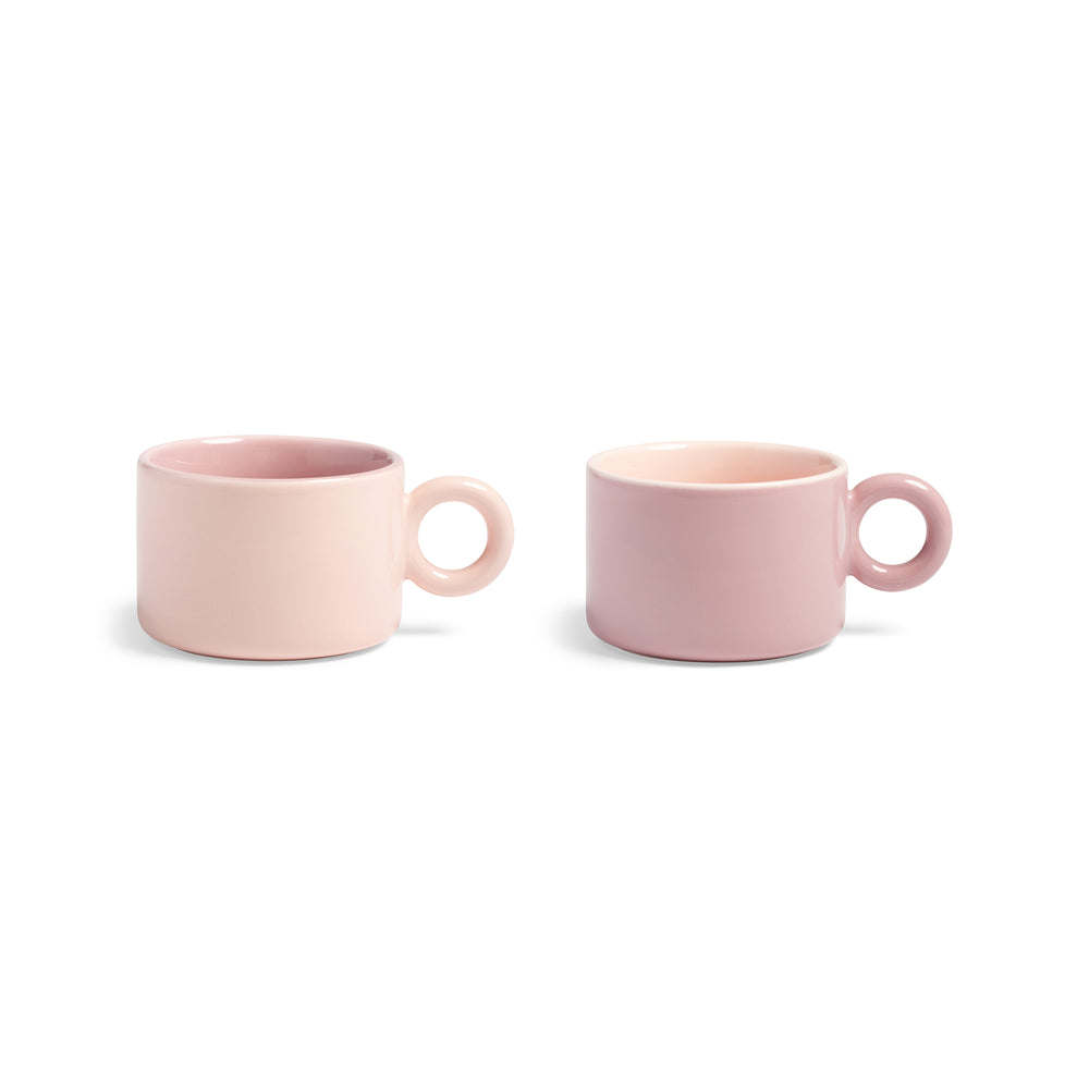 &amp;klevering - Chiquito Tasse (2er-Set) | rosa