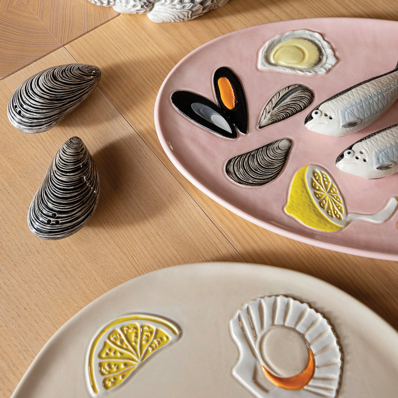 &amp;klevering - De la mer Servierplatte Ø 26,5 cm