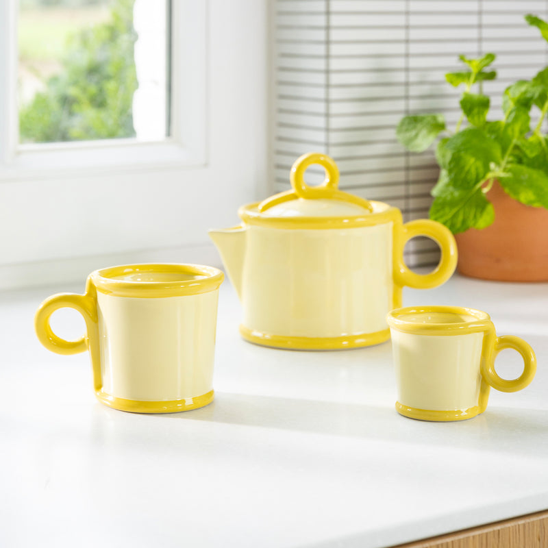 &amp;klevering - Loop Becher mit Henkel 300 ml
