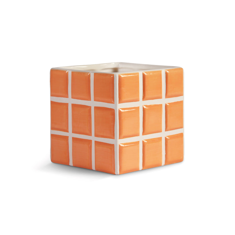&amp;klevering - Tile Blumentopf | 10,5 x 10,5 cm