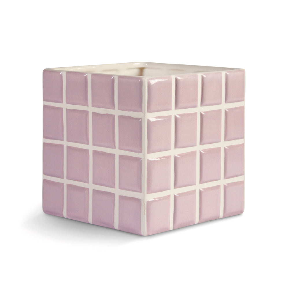 &amp;klevering - Tile Blumentopf | 14 x 14 cm