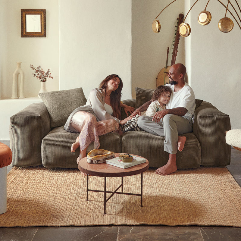 vetsak - Sofa Side Medium | Cord Velour mocha