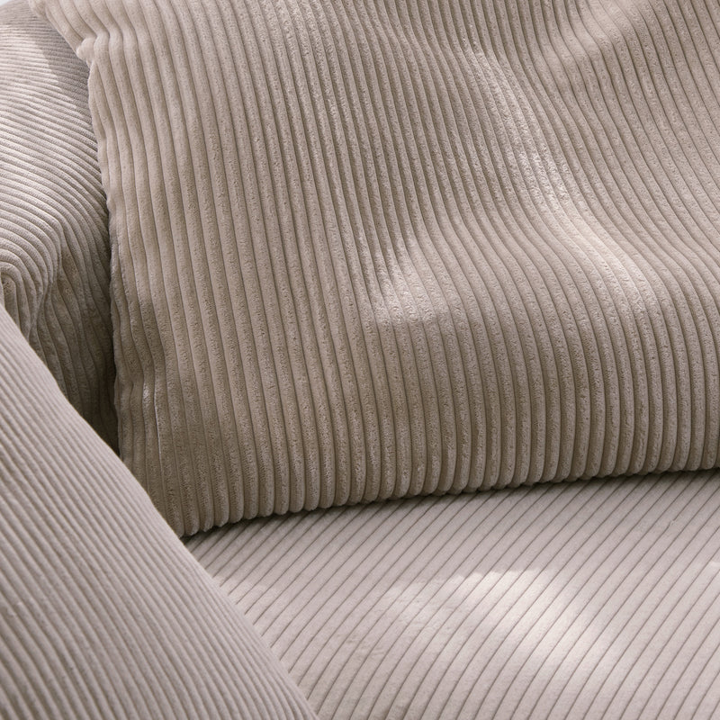vetsak - Sofa Seat Extra Large | Cord Velour platinum