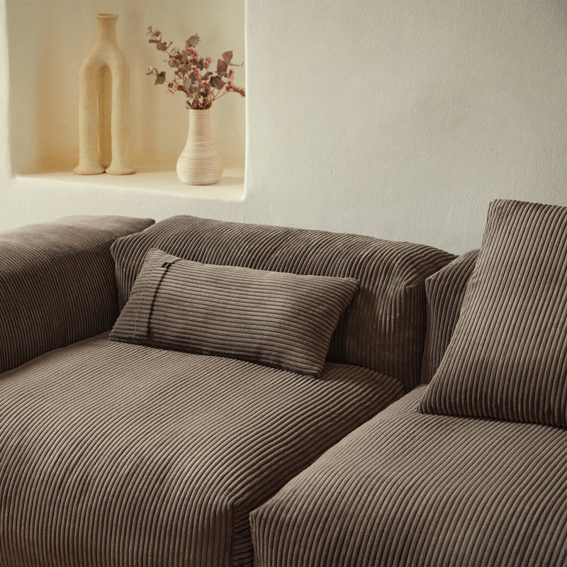 vetsak - Sofa Seat Extra Large | Cord Velour mocha
