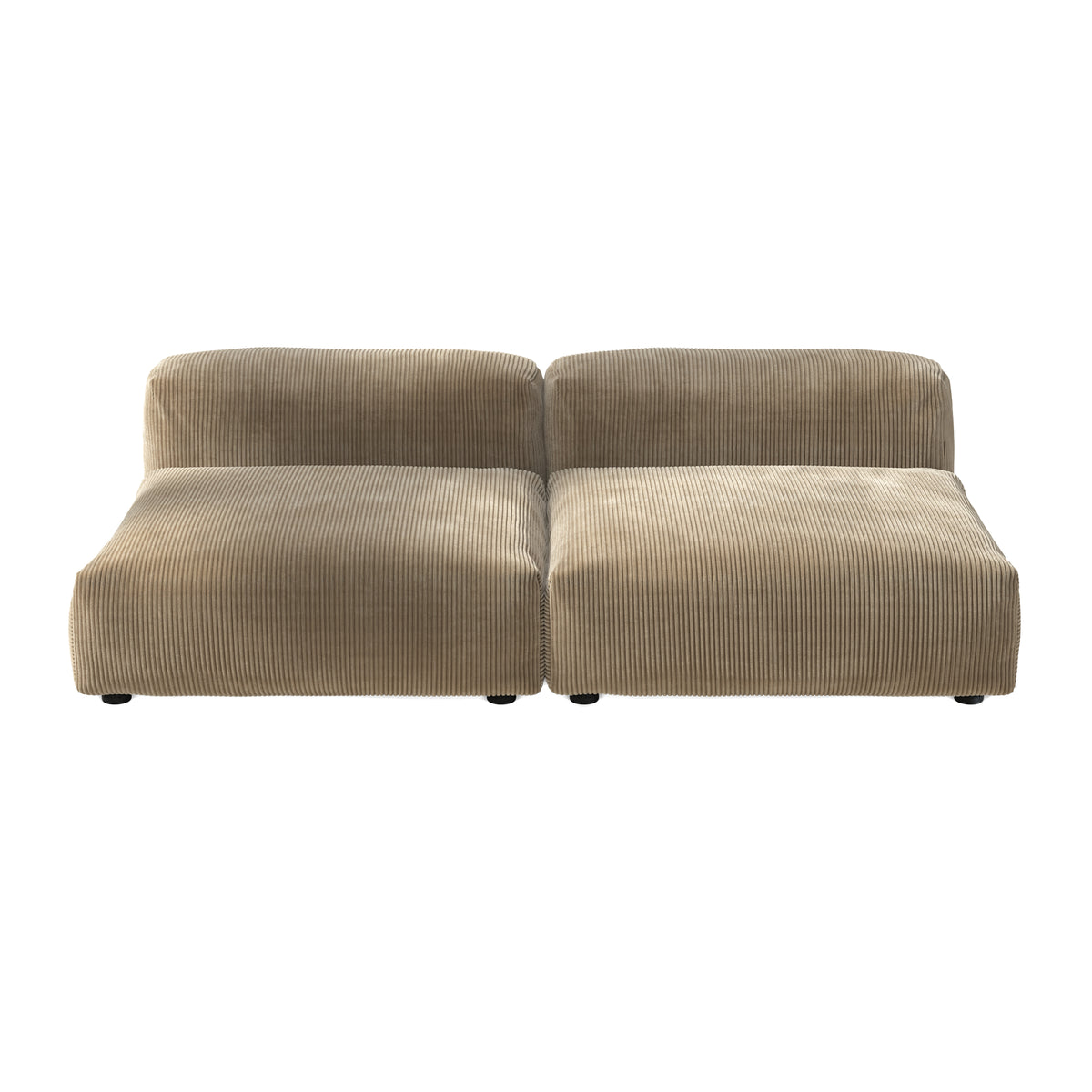 vetsak - Sofa Set 01 Large | Cord Velours sand