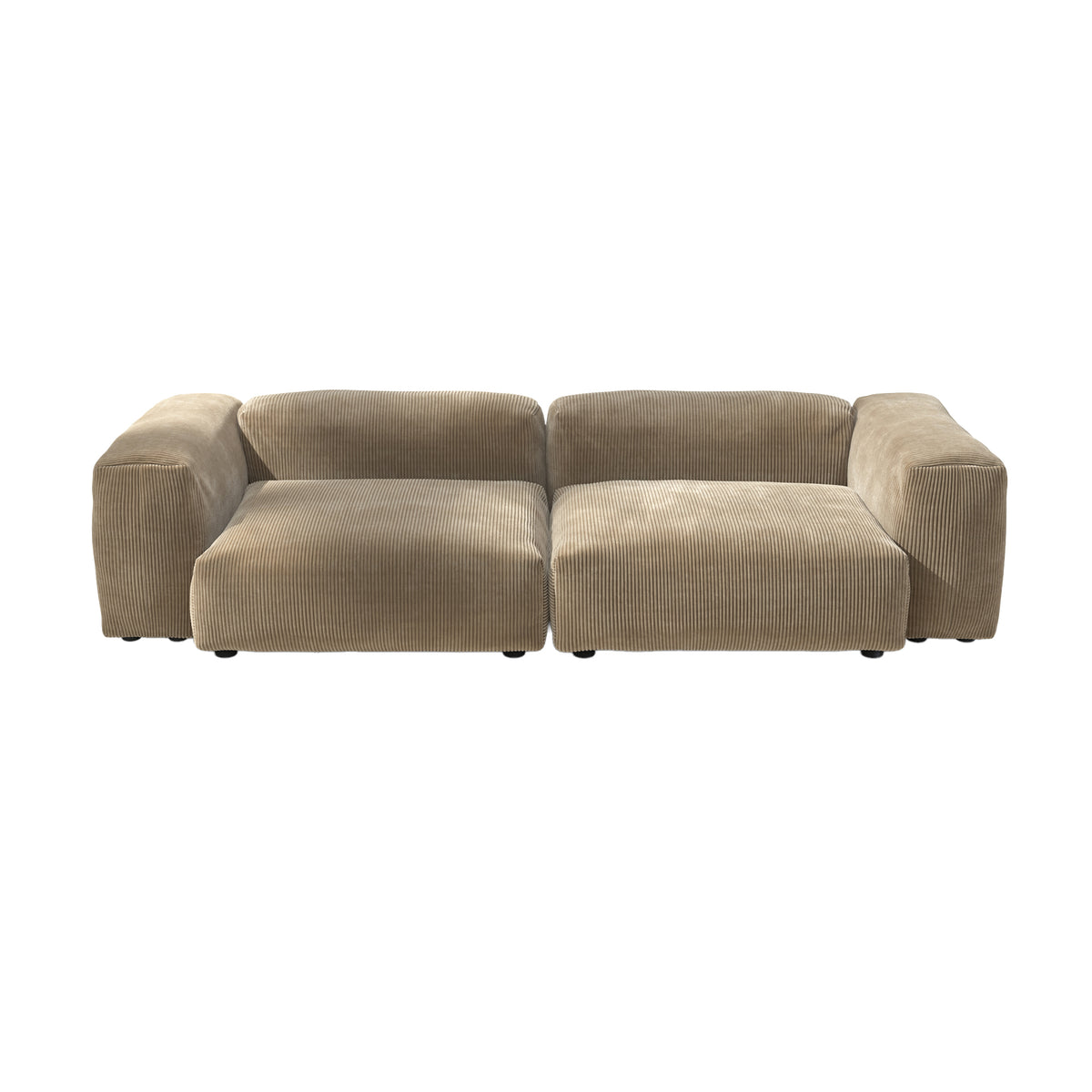 vetsak - Sofa Set 02 Large | Cord Velours sand