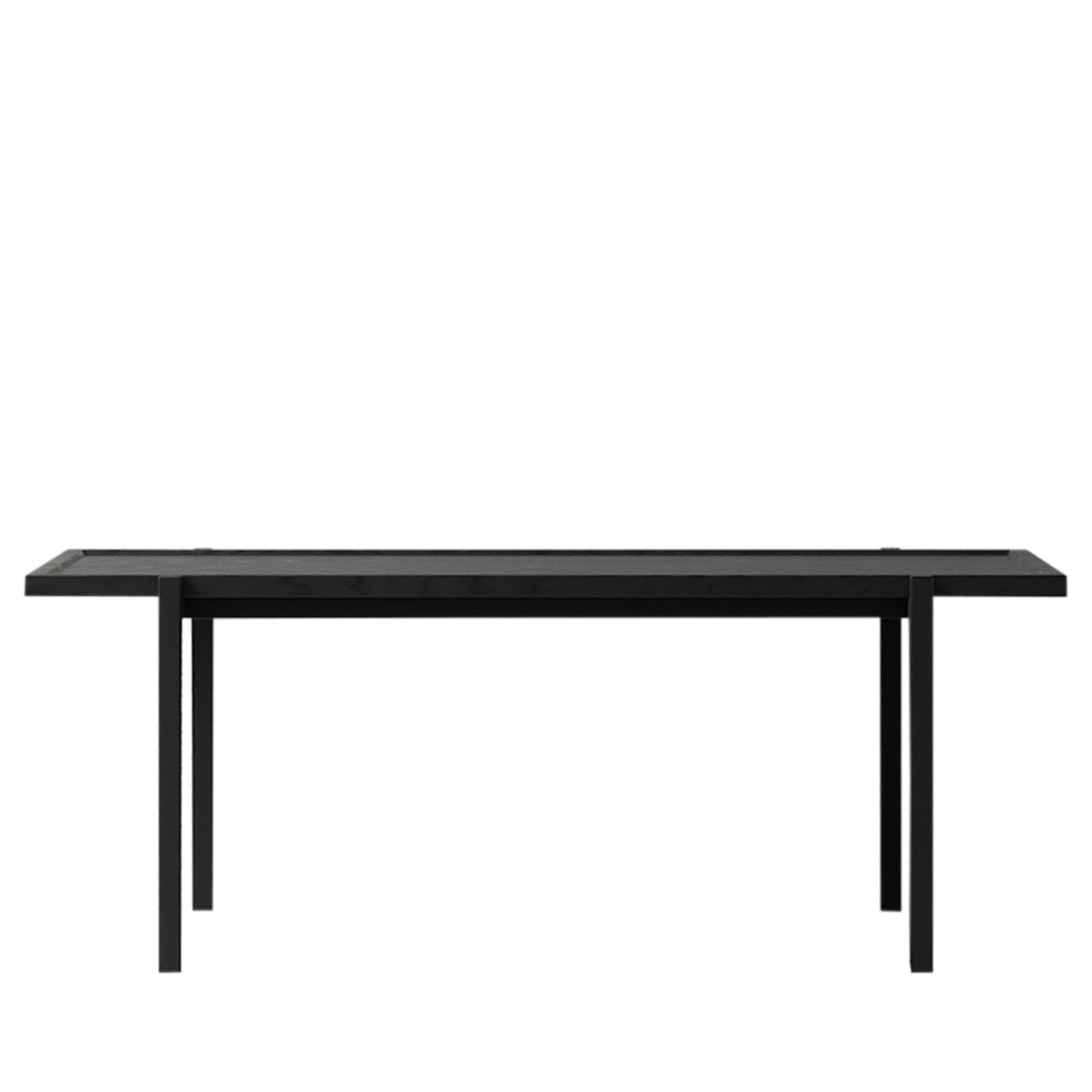 Nichba Design - Table basse, 115 x 50 cm, noir