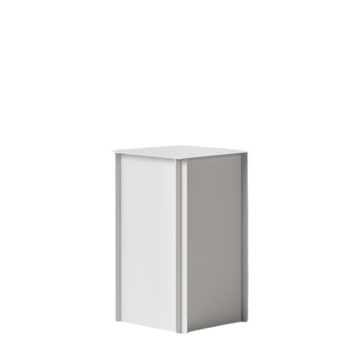 Nichba Design - Pedestal Table d'appoint / podium 45, blanc